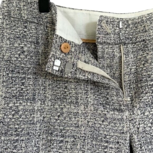 Boden Women's Bistro Metallic Textured Jacquard Crop Trouser Pants Size 18L NWT - Picture 7 of 11